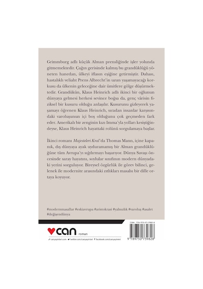 Majesteleri Kral - Thomas Mann - Can Yayınları