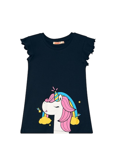 Unicorn Gücü Kız Çocuk T-shirt Tayt Takım