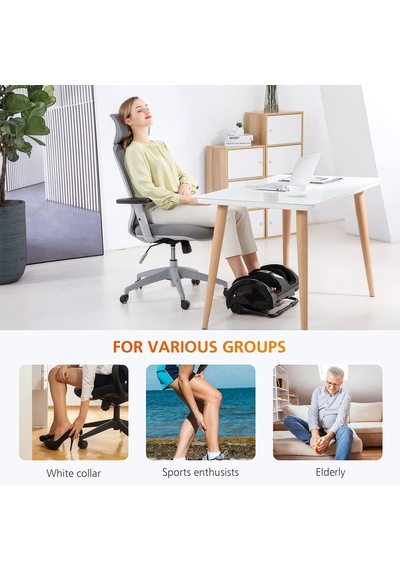 Snailax Shiatsu Isıtmalı Ayak Masajı, Yoğurma Ve Yuvarlama İle Elektrikli Bacak Masajı, Rahatlama İçin Baldır Masajı, Ayak Masajı, Hediyeler