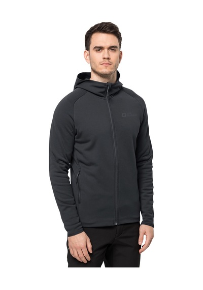 Jack Wolfskin Baiselberg Erkek Outdoor Polar Ceket Antrasit