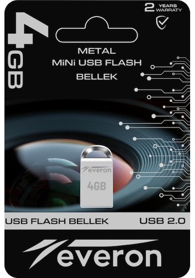Everon 4gb Metal Usb Mini Flash Bellek