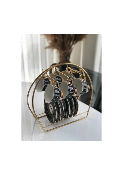 Home Altın Rengi Fincanlık Gold Fincan Standı Sorelis 6lı Sunum Gold Diğer