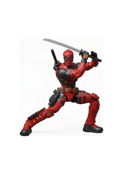 Deadpool And Wolverine Deadpool Figür Yapım Seti - 90 Parça 13.4 Cm Lisanslı Marvel Aksiyon Figürü