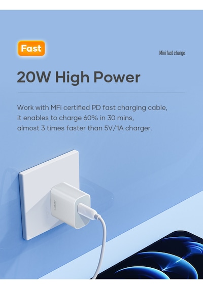 T18 Pd 20w Hızlı Type-c Şarj Cihazı Beyaz