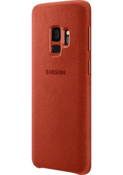 Galaxy S9 İle Uyumlu Alcantara Kılıf Red Ef-xg960aregww