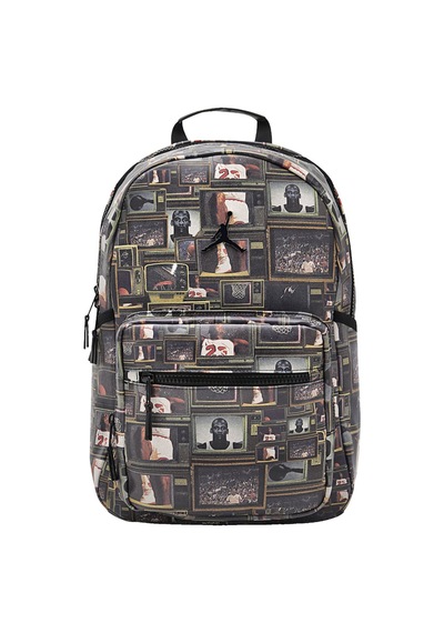 Jordan Kıds Jordan Kids Jam Borough Gfx Backpack Unisex Çocuk Yeşil Sırt Çantası 6000 Siyah