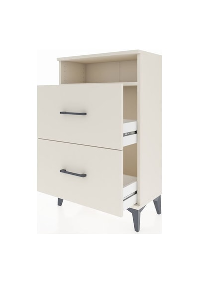 Arges Komodin Tek Raflı 2 Çekmeceli 60x30x96 Aytaşı-aytaşı Aytaşı