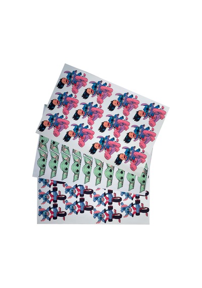 Stitch Ve Yoda Sticker Diğer