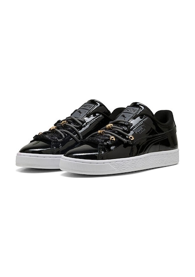 Puma Suede Bloom Patent Wns Kadın Günlük Ayakkabı 40900102 Siyah