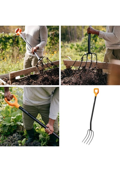 Fiskars Masif Metalden Solid Kompost Çatalı Genel