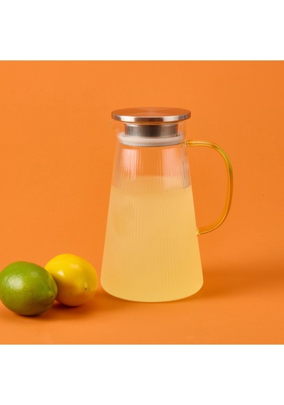 Mienn Borosilikat Cam Sürahi - Şeffaf - 1500 Ml