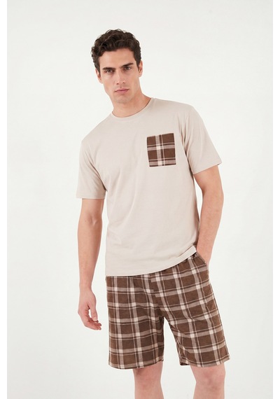 Buratti Erkek Pijama Takımı 6572021 Bej