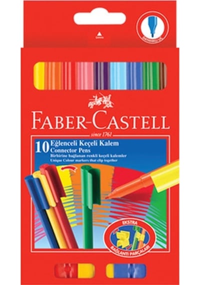 Faber Castell Eğlenceli Keçeli Kalem 10 Renk