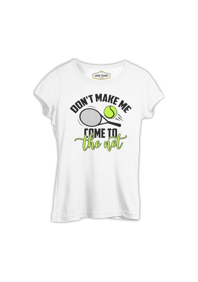 Tenis - Net Beyaz Kadın Tshirt 001