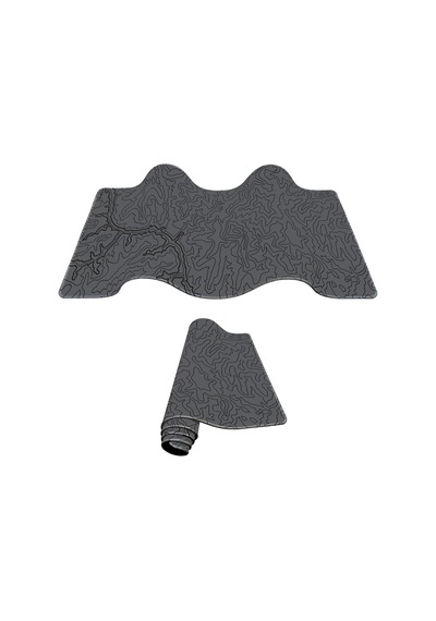 Gaming Mouse Pad Xxl Büyük Oyuncu Pad Gri River Gray, 90x40 Cm