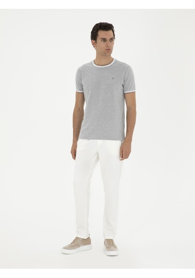 Cacharel Beyaz Slim Fit Eşofman Altı