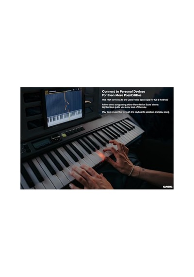 Casio, 61-key Taşınabilir Klavye Lk-s250