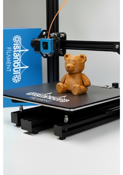 İstanbul Filament 3d Baskı Pla Filament Sütlü Kahve Renk 1 Kg Ø 1,75mm 0,05 Mm Bambu Lab Uyumlu 1.75mm