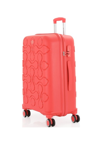 Mçs Polipropilen 3lü Valiz Seti Orta & Kabin & Makyaj V376 S23sy1000052-set 00022 Mercan