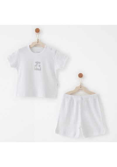 Andywawa Bebek Takım 2 Parça Set Anw-ac26769 Beyaz