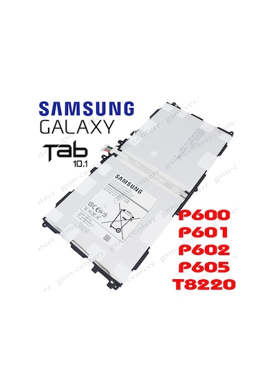 Samsung Uyumlu Galaxy Note 10.1 P600 P601 P602. P605 T8220 Batarya Pil