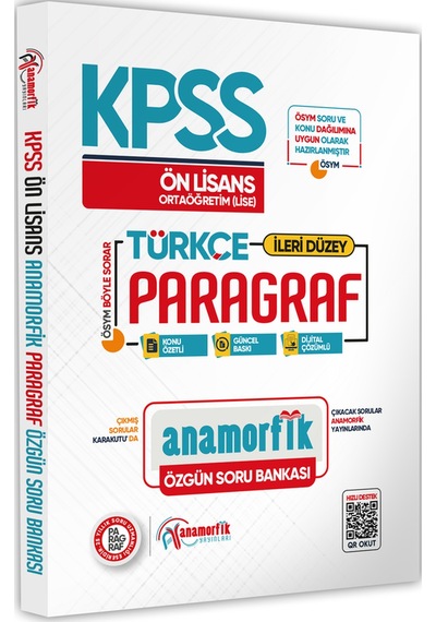 Kpss Ön Lisans-ortaöğretim Türkçe Anamorfik Paragraf Özgün Soru B