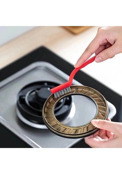 3 Adet Ocak Fırın Mangal Izgara Airfryer Temizliği Tel Pas Sökme Fırçası
