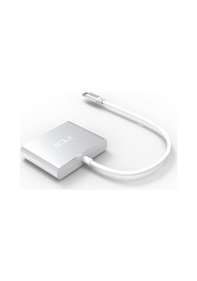 Inca Itpc-04tx 0.15metre Type-c - Hdmı Görüntü Adaptörü Gümüş 100w-155359