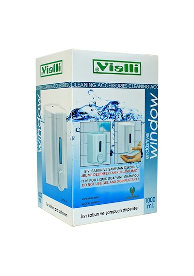 Vialli S4 Sıvı Sabun Dispenseri 1000 Ml (Beyaz)