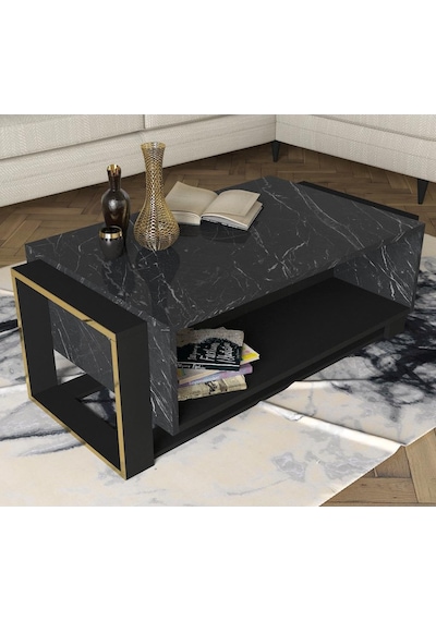 Dekorister Exclusive Bianco Orta Sehpa Mermer
