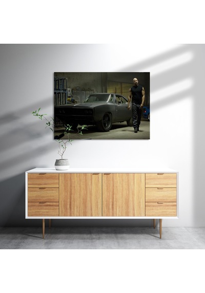 Cakasepetim Dodge Viper Ve Dom Ahşap Mdf Tablo