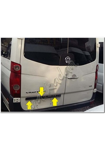 Woc Chrome Vw Crafter Krom Bagaj Çıtası 2006-2017 Paslanmaz Çelik