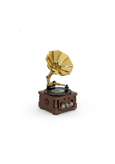 Miniblocks Vintage Gramofon Yapım Seti 187 Parça