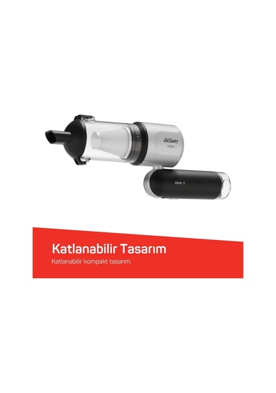 Tr Ar4500 Rushx Araç İçi Süpürge 17000pa 6-in-1 Şarjlı Kablosuz Güçlü Vakumlu El Süpürgesi Diğer