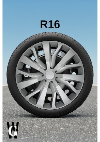 Renault Clio 4 16 İnç Jant Kapağı 4 Adet Gri G116