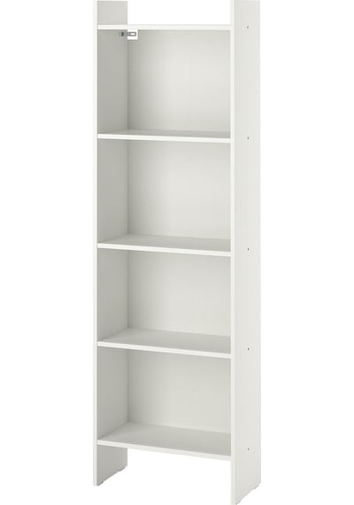 Kitaplık, Beyaz, 50x25x160 Cm Beyaz Kitaplık, Beyaz, 50x25x160 Cm Beyaz
