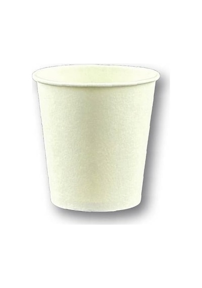 2,5 Oz Beyaz Baskısız Karton Bardak Kahve, Çay, Shot 250 Adet Diğer