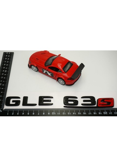 GLE63S Bagaj Parlak Siyah ABS 3M 3D Yazı Logo