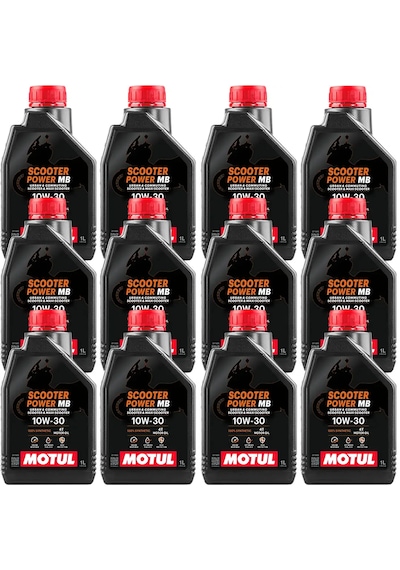 Motul Scooter Power 10w-30 Mb Motosiklet Yağı 1 Litre 12 Adet