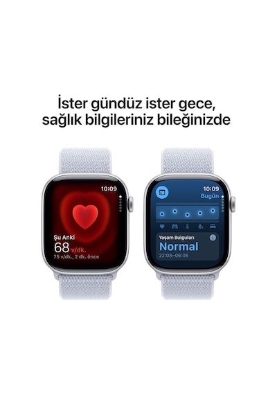 Apple Watch Series 10 GPS 42 MM Alüminyum Kasa Spor Loop Akıllı Saat (Apple Türkiye Garantili)