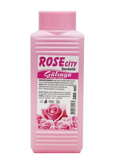 Rosecity Sentetik Gülsuyu 380 ml 3 Adet