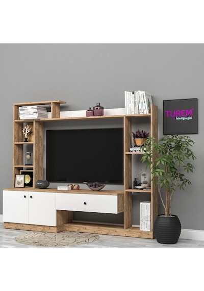 Light Tv Ünitesi Mdf Antrasit Light Tv Ünitesi Mdf Antrasit