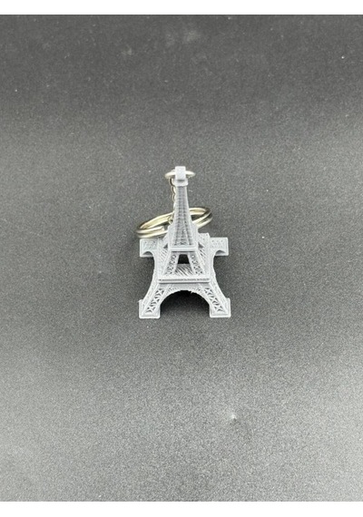 Eyfel Kulesi Modeli Anahtarlık - Paris Eyfel Kulesi Gri