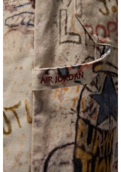 Nike Jordan M Jordan Air Pg Aop Short Grafik Baskılı Erkek Şort Bej