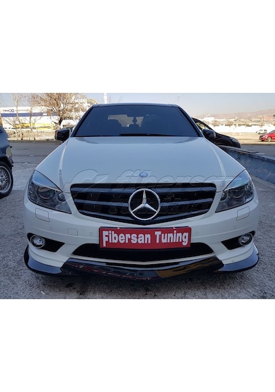 Mercedes C180(Makyajsız) Tampon Ekleri -fibersan Tuning