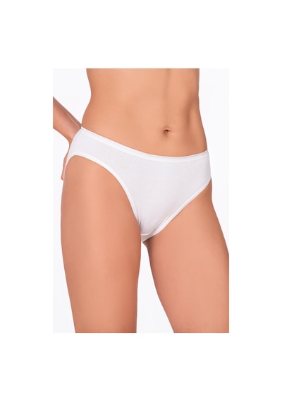 Özkan Underwear Pamuklu Likralı Süprem Slip Külot K6120 Beyaz