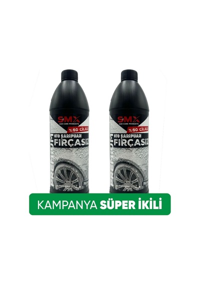 %60 Cilalı Fırçasız Oto Şampuanı 750 Ml 2 Adet