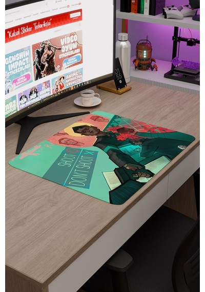 Detroit Become Human Dikişli Kauçuk Oyuncu Mousepad V5 - 48x40 Xl Gaming Mouse Pad