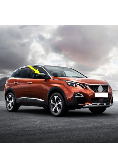 Peugeot 3008 2017-2020 Sağ Dış Dikiz Aynası Üst Kapağı