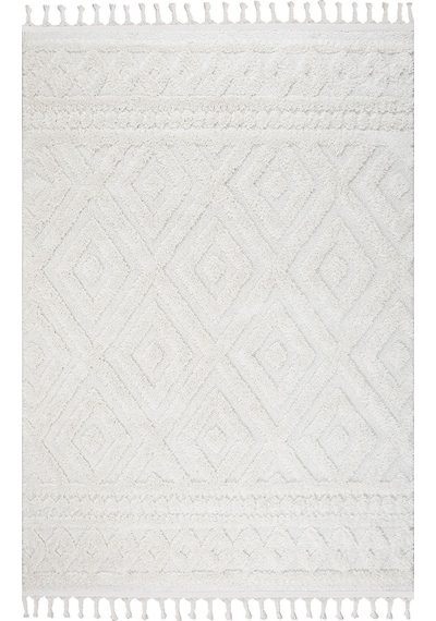 Norway Vl Bukleli Premium Yumuşak Peluş Post Iskandinav Oturma Odası Salon Halısı 64799a Krem-krem